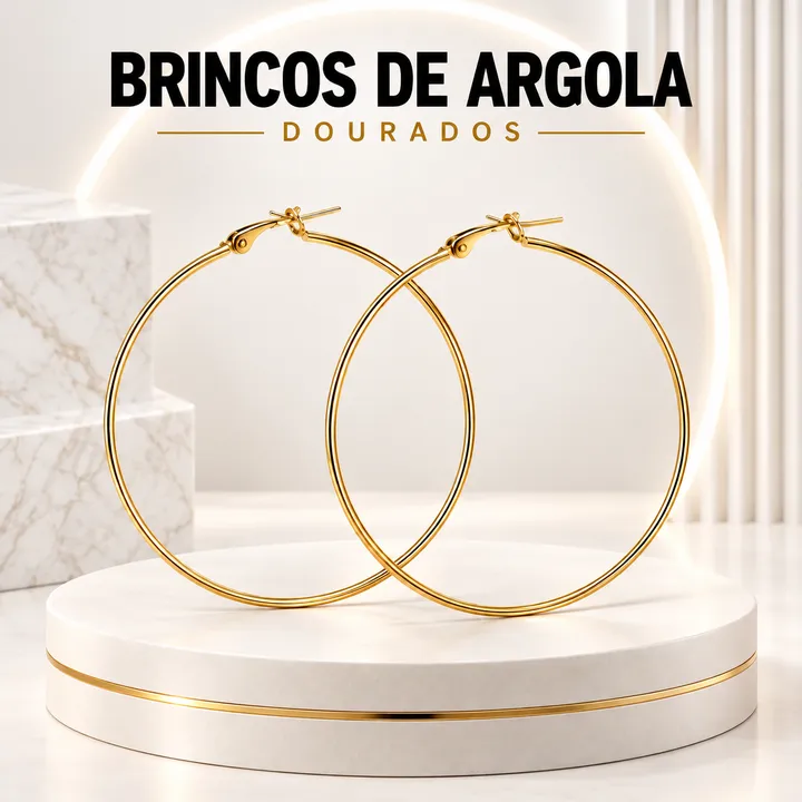 Argolas douradas