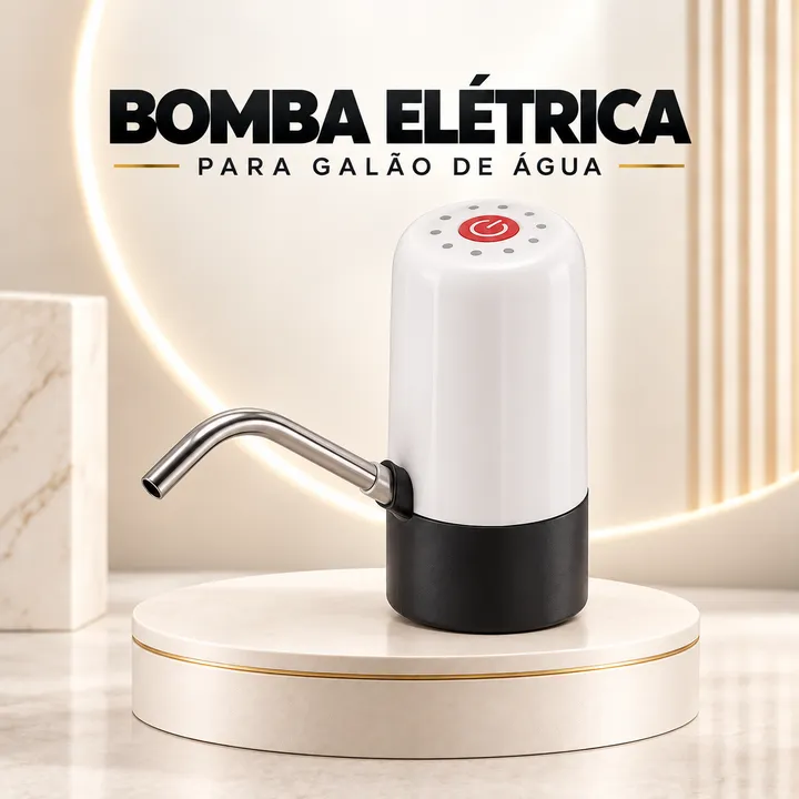 Bomba elétrica para galão de água