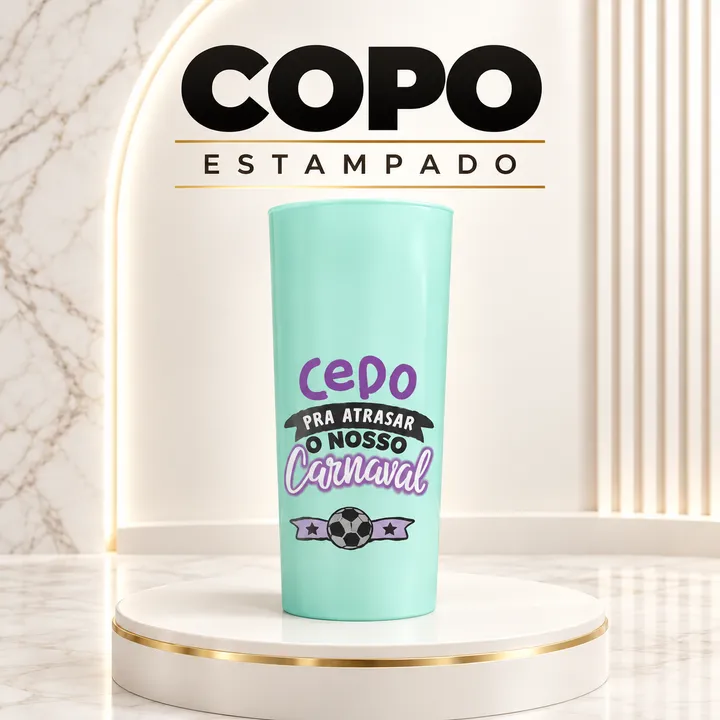 Copo estampado