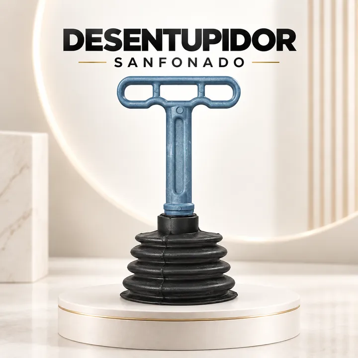 Desentupidor sanfonado