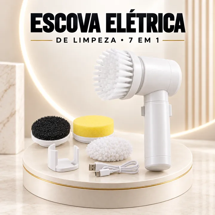 Escova elétrica 7 em 1