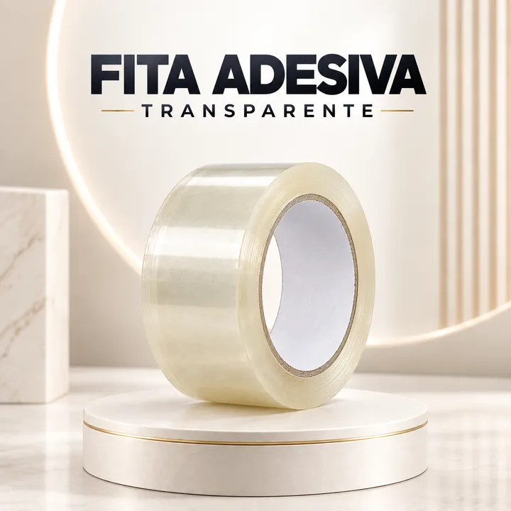 Fita adesiva transparente
