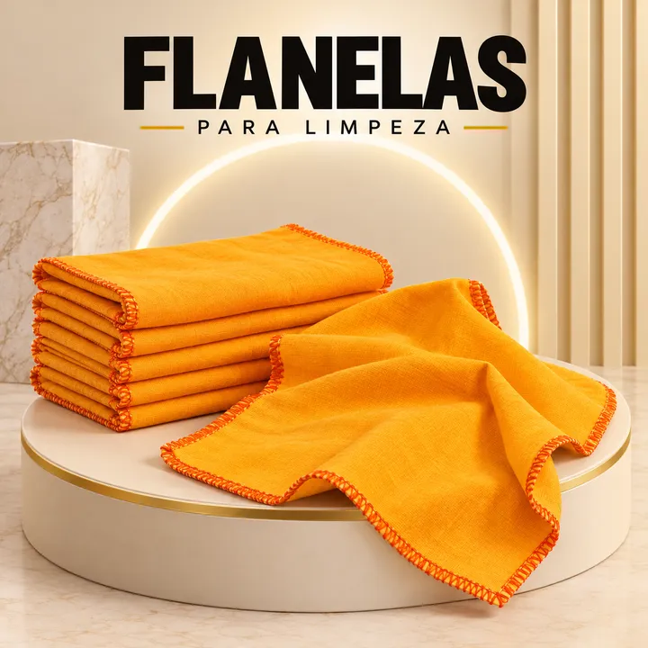 Flanelas para limpeza