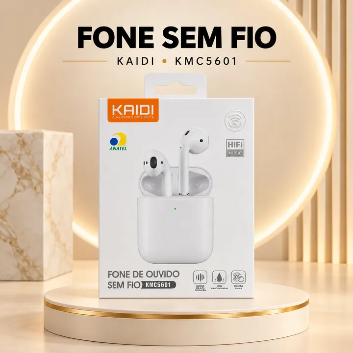 Fone sem fio Kaidi KMC5601