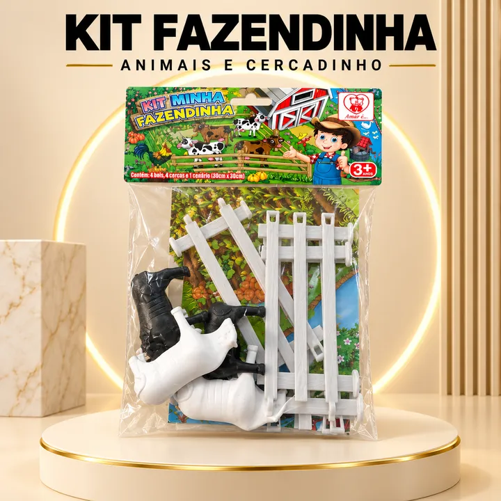 Kit de animais da fazenda