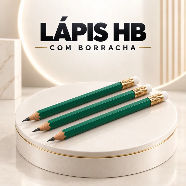 Lápis com borracha