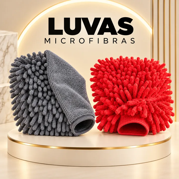 Luvas de microfibra