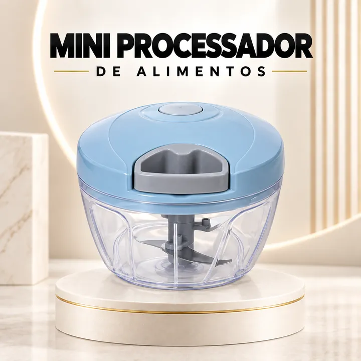 Mini processador azul