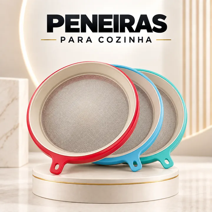 Peneiras de cozinha coloridas