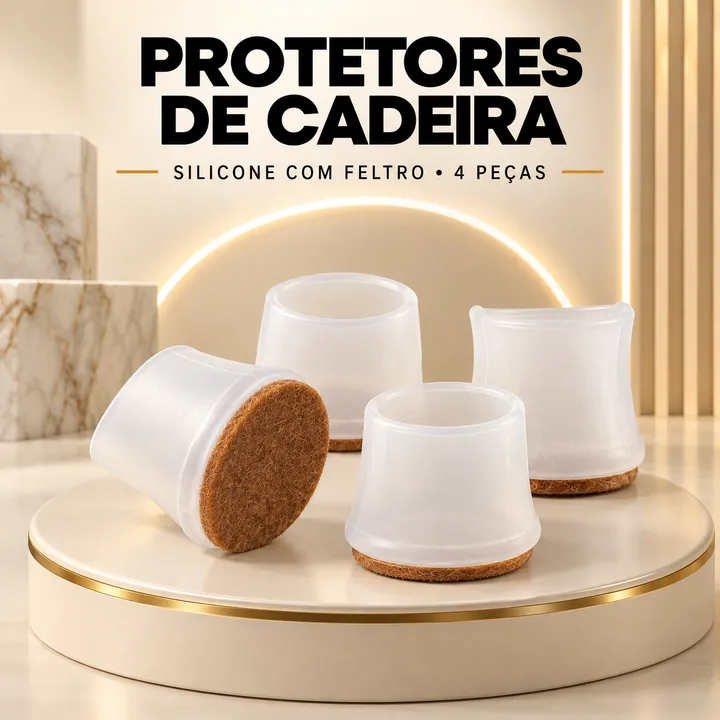 Protetores para pés de cadeira