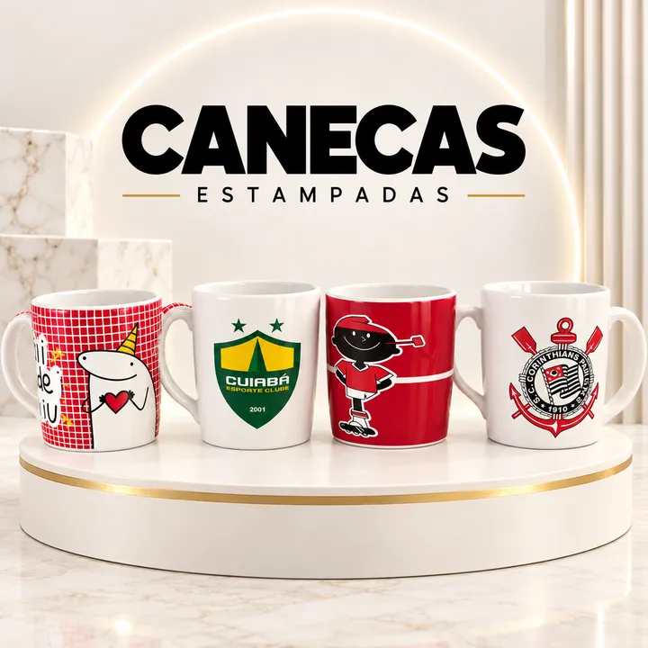 Canecas estampadas
