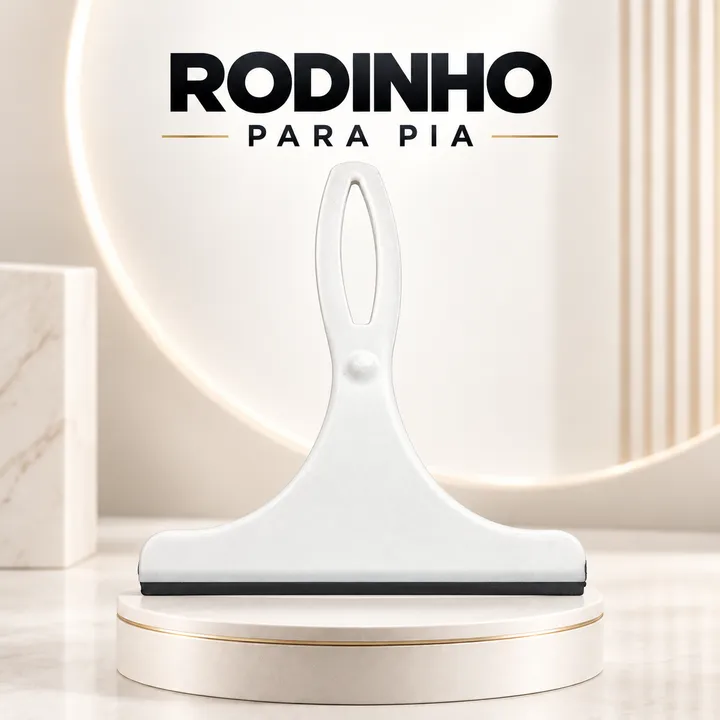 Rodinho branco para pia