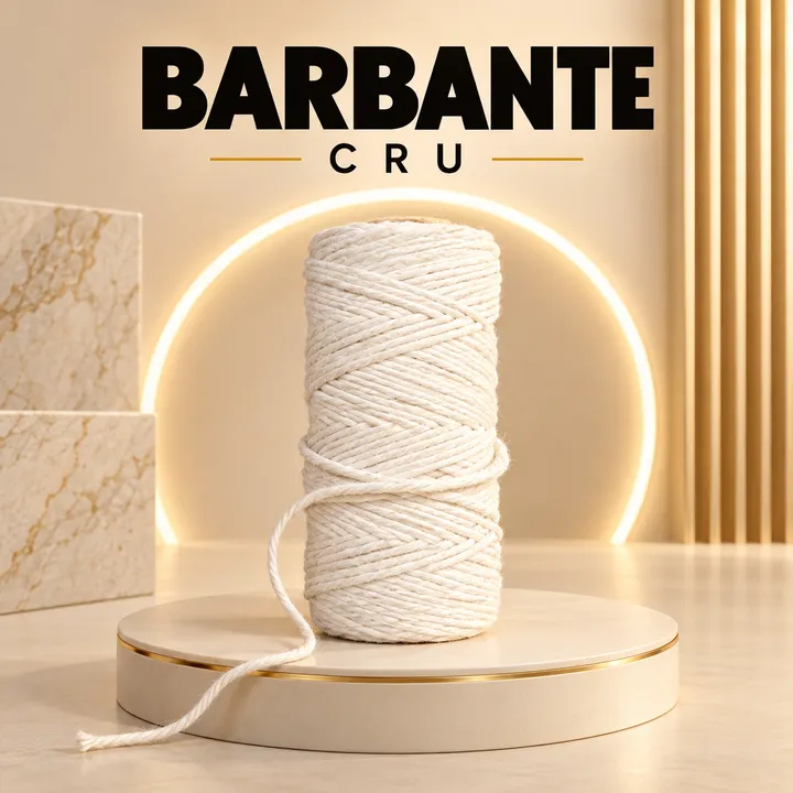 Rolo de barbante cru