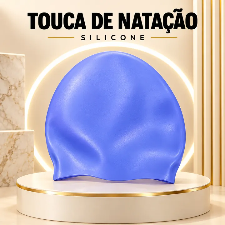 Touca de natação de silicone
