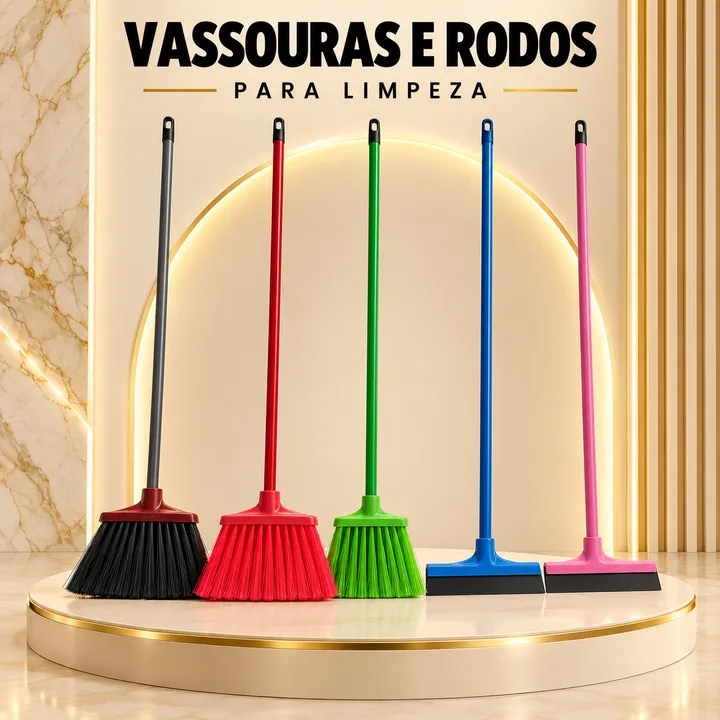 Vassouras e rodos